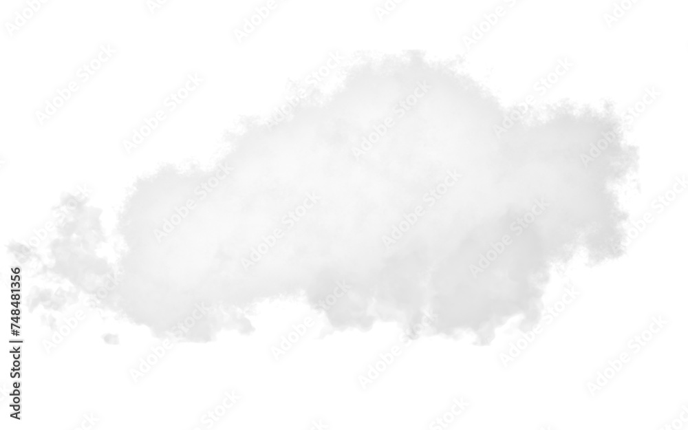 White cloud model, white smoke, 3d rendering. White cloud model, white smoke, 3d rendering.