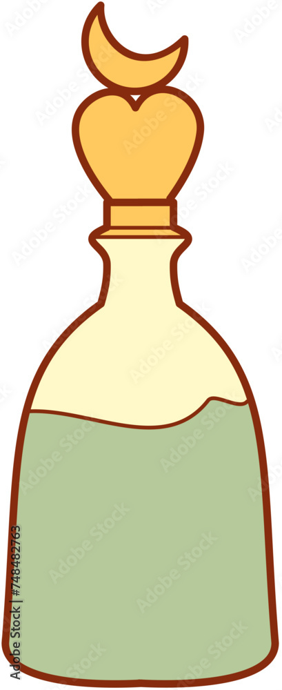 magic potion illustration flat color magic potion illustration flat color