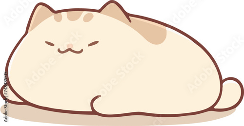 A vector file of a smiling cat 고양이 일러스트 애완동물 반려묘 애견카페 야옹이 벡터 귀여운 고양이 캐릭터