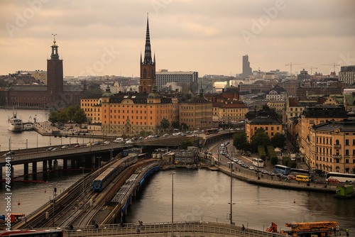 high angle view of Stockholm