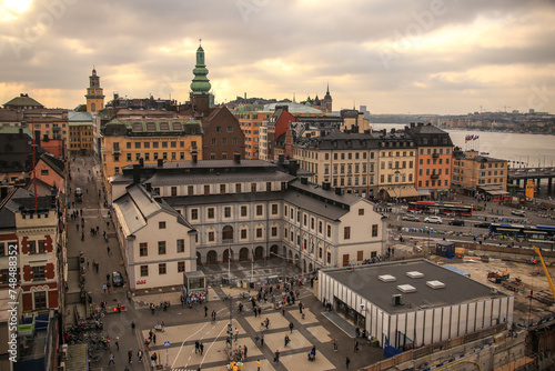high angle view of Stockholm