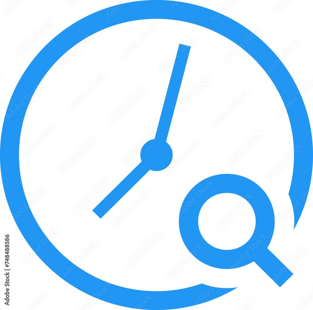 Time Search outline fill icon Time Search outline fill icon