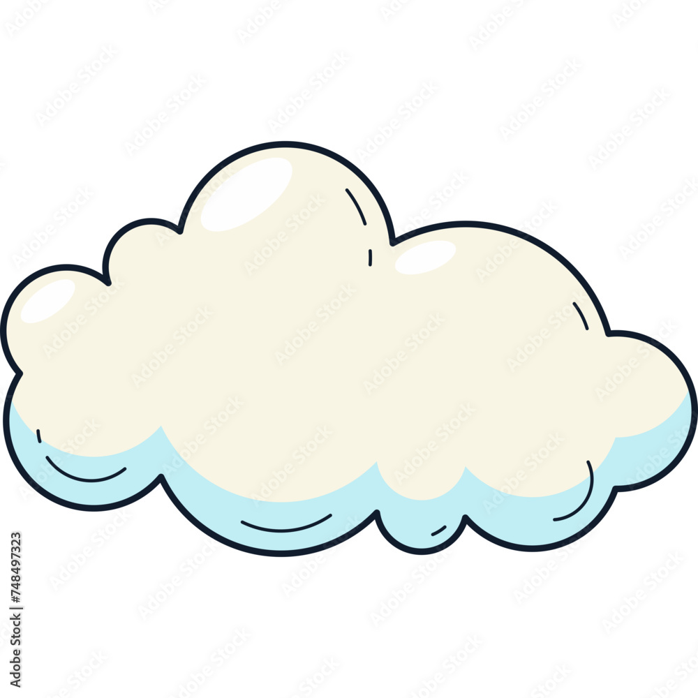 Hand Drawn Cloud Cartoon Hand Drawn Cloud Cartoon