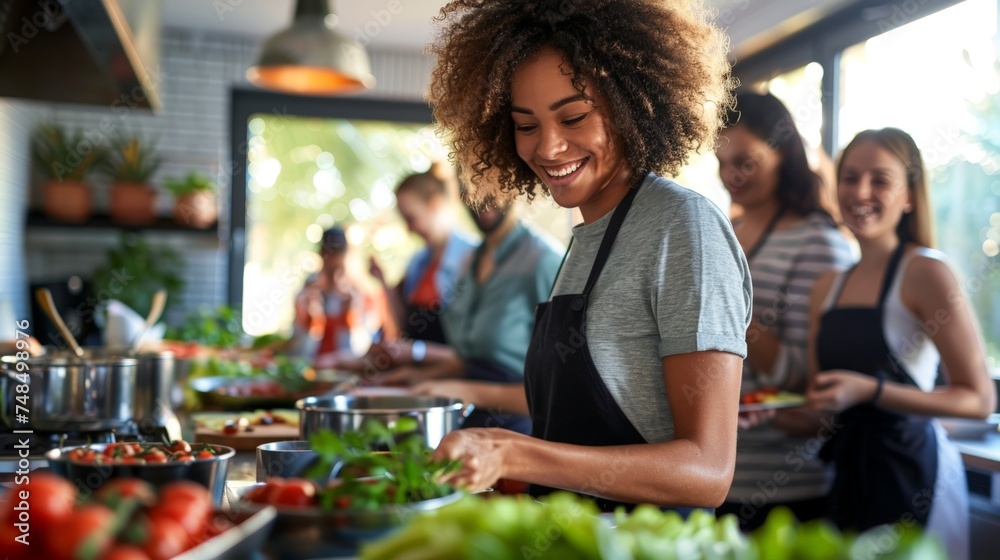 Senior elderly pensioner retirement lifestyle 60s man and woman cooking together, shopping healthy ingredients, happy married bonding relationship couple celebrating their love caring for each other