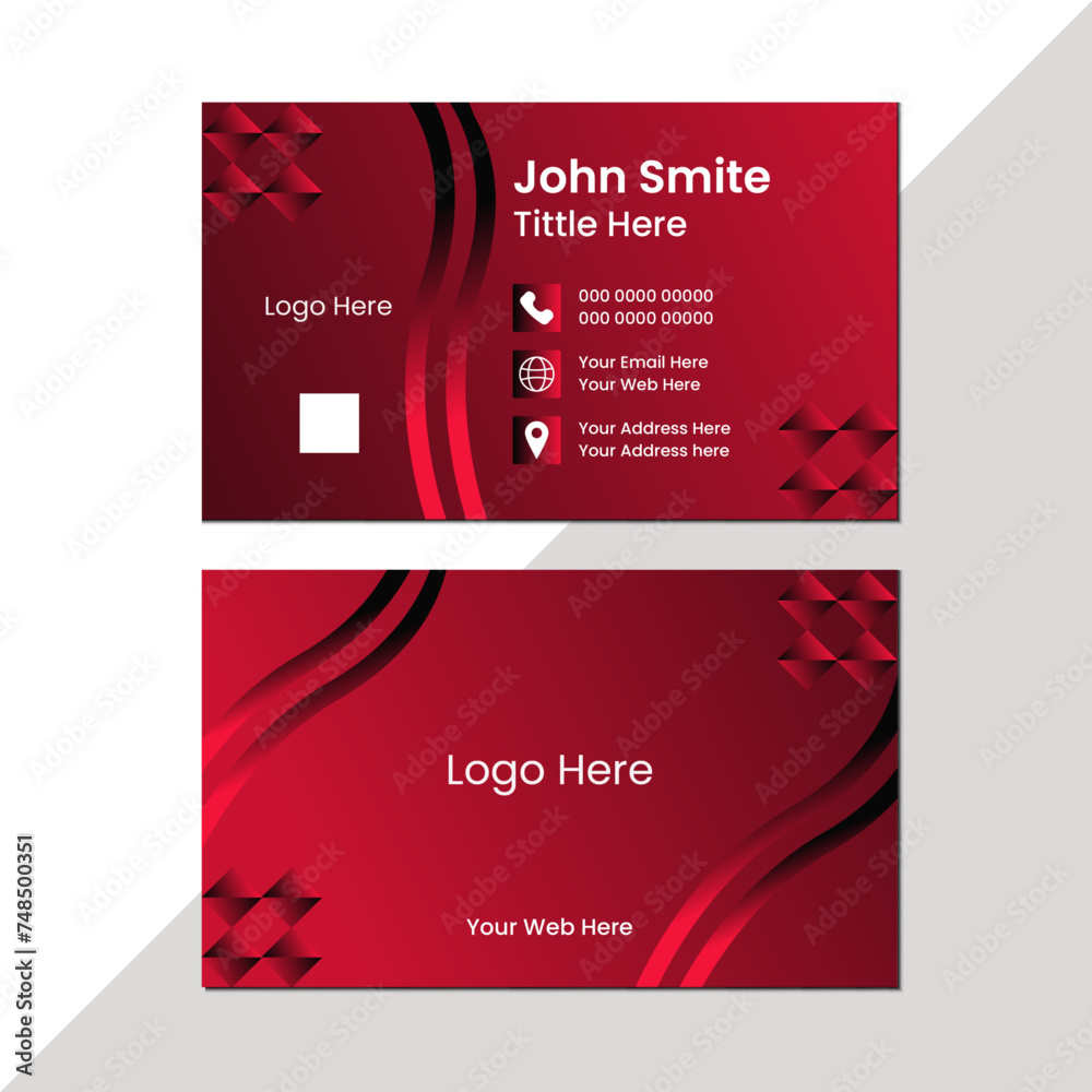 Luxury Business Card Layout Design