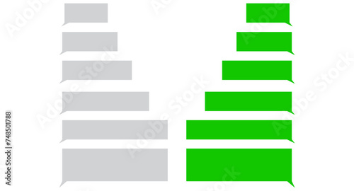 SMS. Speech bubbles. Vector