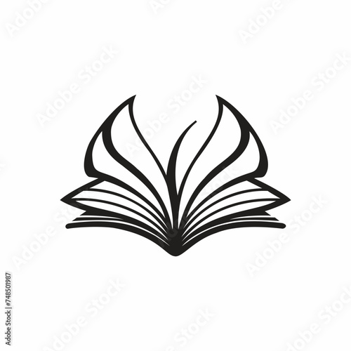 open book vector