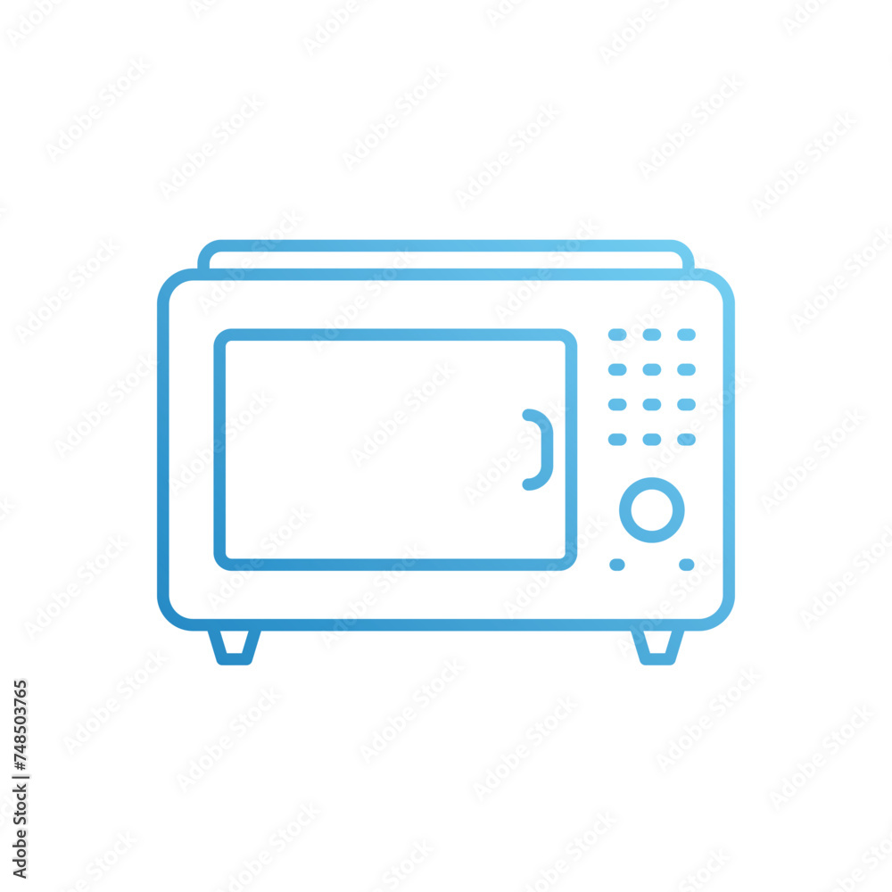 Microwave icon vector stock illustration Microwave icon vector stock illustration