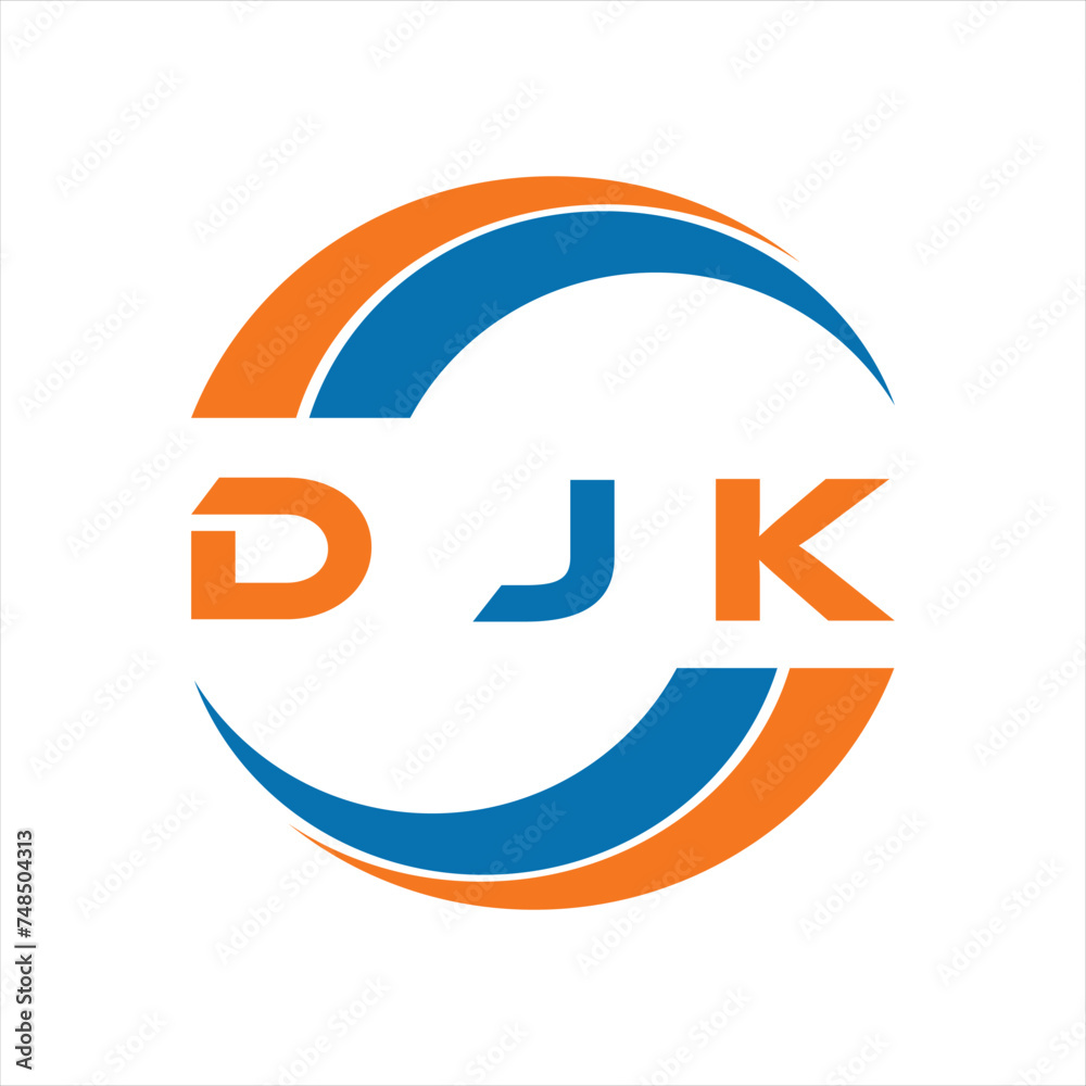DJK letter design. DJK letter technology logo design on white background. DJK Monogram logo design for entrepreneur and business. DJK letter design. DJK letter technology logo design on white background. DJK Monogram logo design for entrepreneur and business.