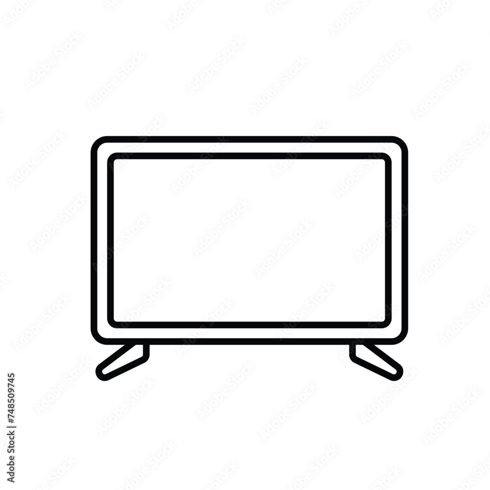 Smart Tv icon vector stock illustration Smart Tv icon vector stock illustration