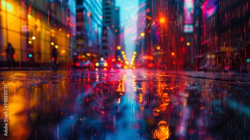 Reveal the hidden beauty of city nights through the prism of bokeh effects
