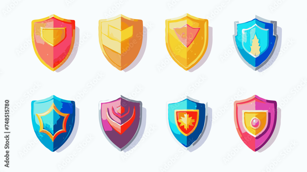 set of shields set of shields