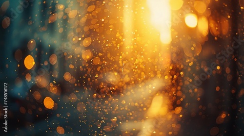 Explore the serene beauty of light textures, where bokeh and lens flares create a peaceful ambiance