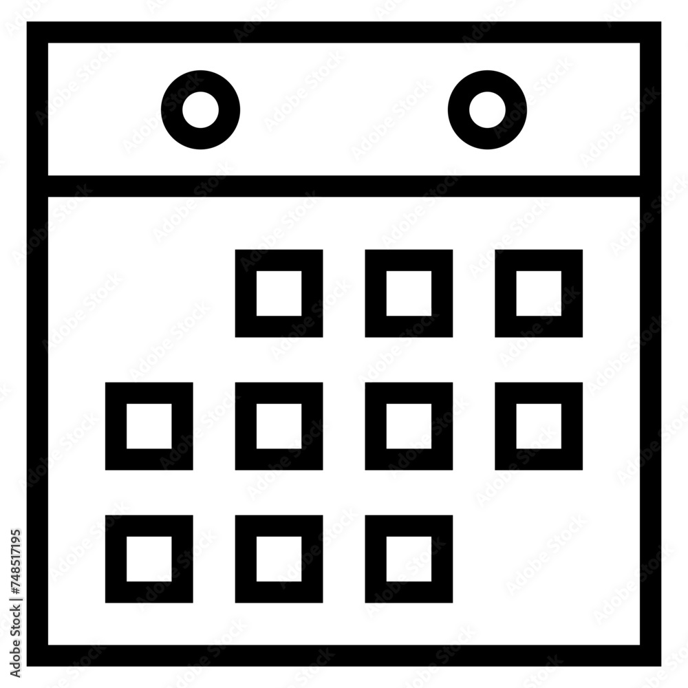 Calendar Icon. Editable Stroke. Pixel Perfect. For Mobile and Web. Calendar Icon. Editable Stroke. Pixel Perfect. For Mobile and Web.