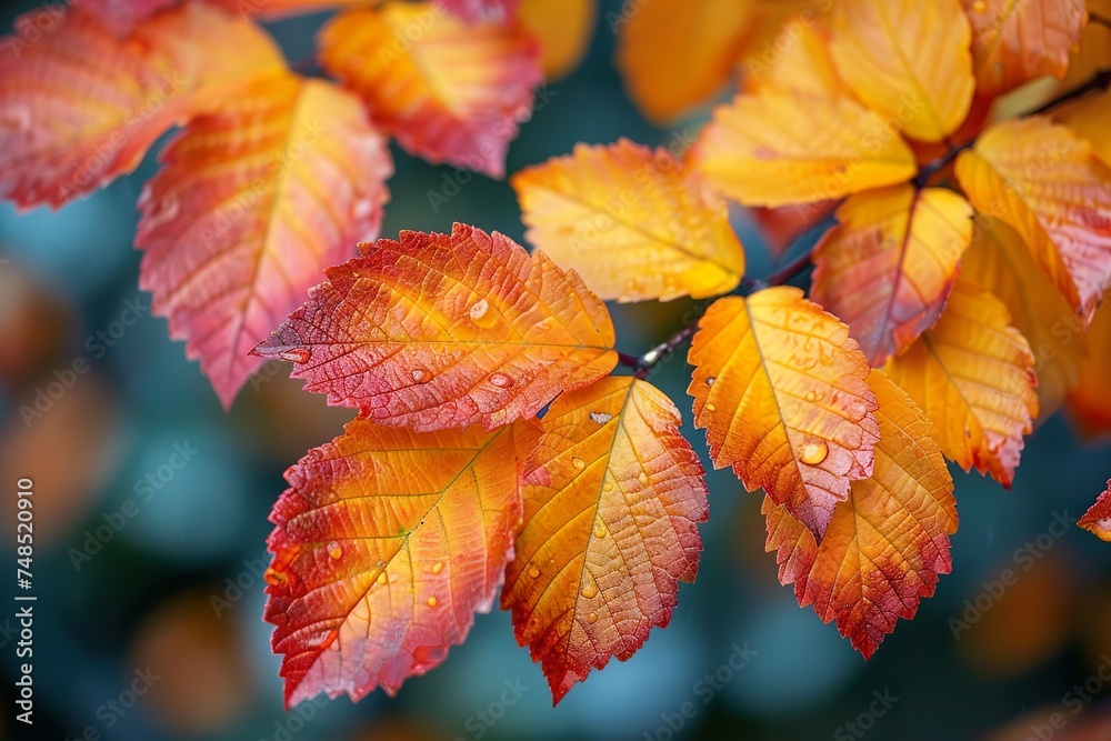 autumn leaves on a tree