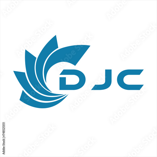 DJC letter design. DJC letter technology logo design on white background. DJC Monogram logo design for entrepreneur and business. © Mahfuz