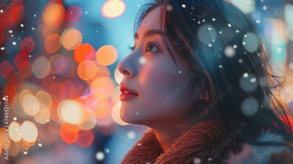 Depict the dynamic interplay of sparkling bokeh with urban textures, showcasing the city's lively essence Depict the dynamic interplay of sparkling bokeh with urban textures, showcasing the city's lively essence
