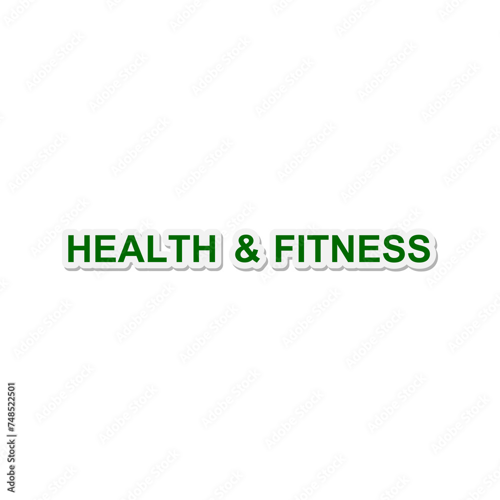 Health & fitness icon isolated on transparent background Health & fitness icon isolated on transparent background