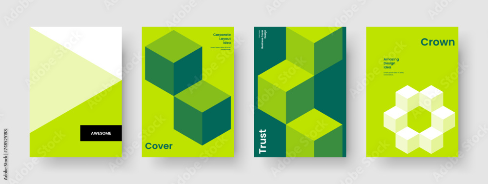 Geometric Brochure Design. Abstract Business Presentation Layout. Isolated Flyer Template. Background. Banner. Book Cover. Poster. Report. Handbill. Pamphlet. Brand Identity. Newsletter