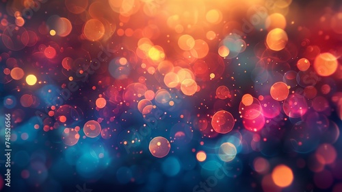 mesmerizing essence of sparkling bokeh, where light and color dance in harmony