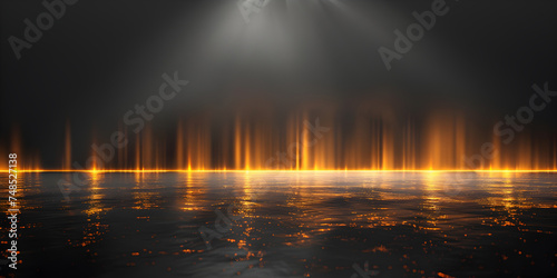 Abstract modern dark background with rays and lines,Dark empty scene.