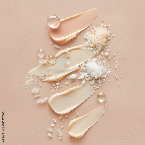 Beauty cream texture