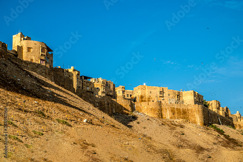 historic Jaisalmer Fort in Rajasthan, India