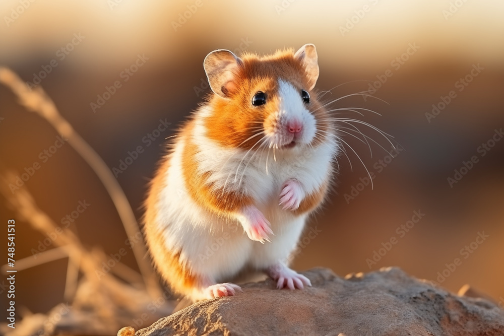 hamster against a blurred background hamster against a blurred background