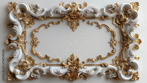 ゴールドの額縁 額装