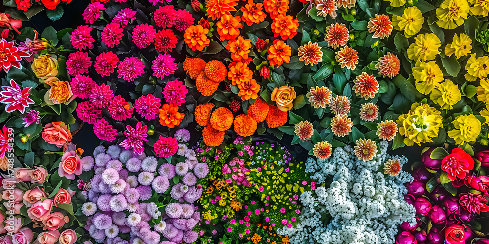 colorful background. background with flowers