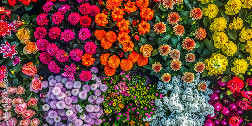 colorful background. background with flowers