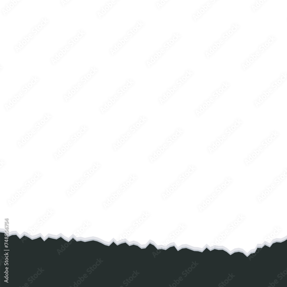 Fototapeta premium Paper Footer