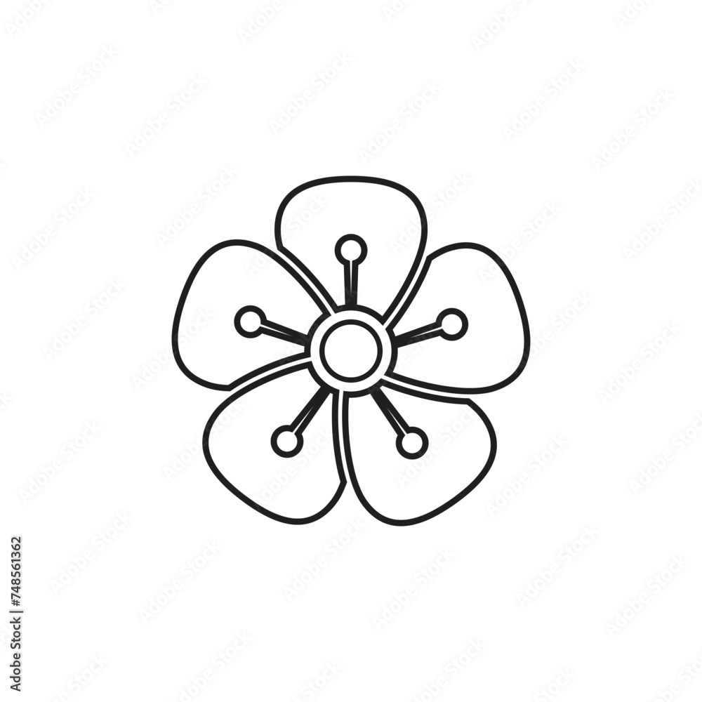 Flower plumeria logo vector element symbol design Flower plumeria logo vector element symbol design
