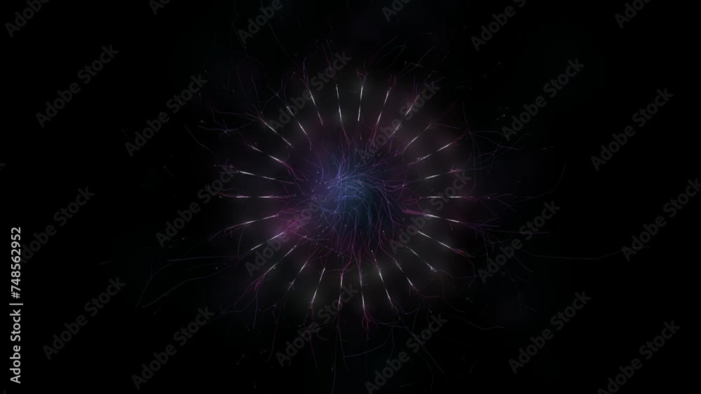 Abstract radial video animation Abstract radial video animation