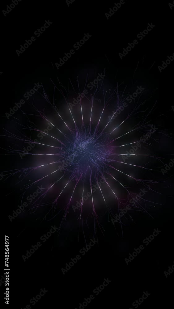 Abstract radial video animation, vertical video for smartphone. Abstract radial video animation, vertical video for smartphone.