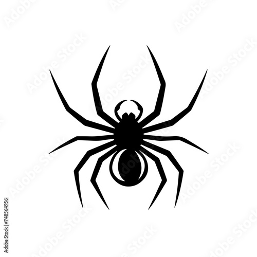 Front Facing Spider Vector Logo