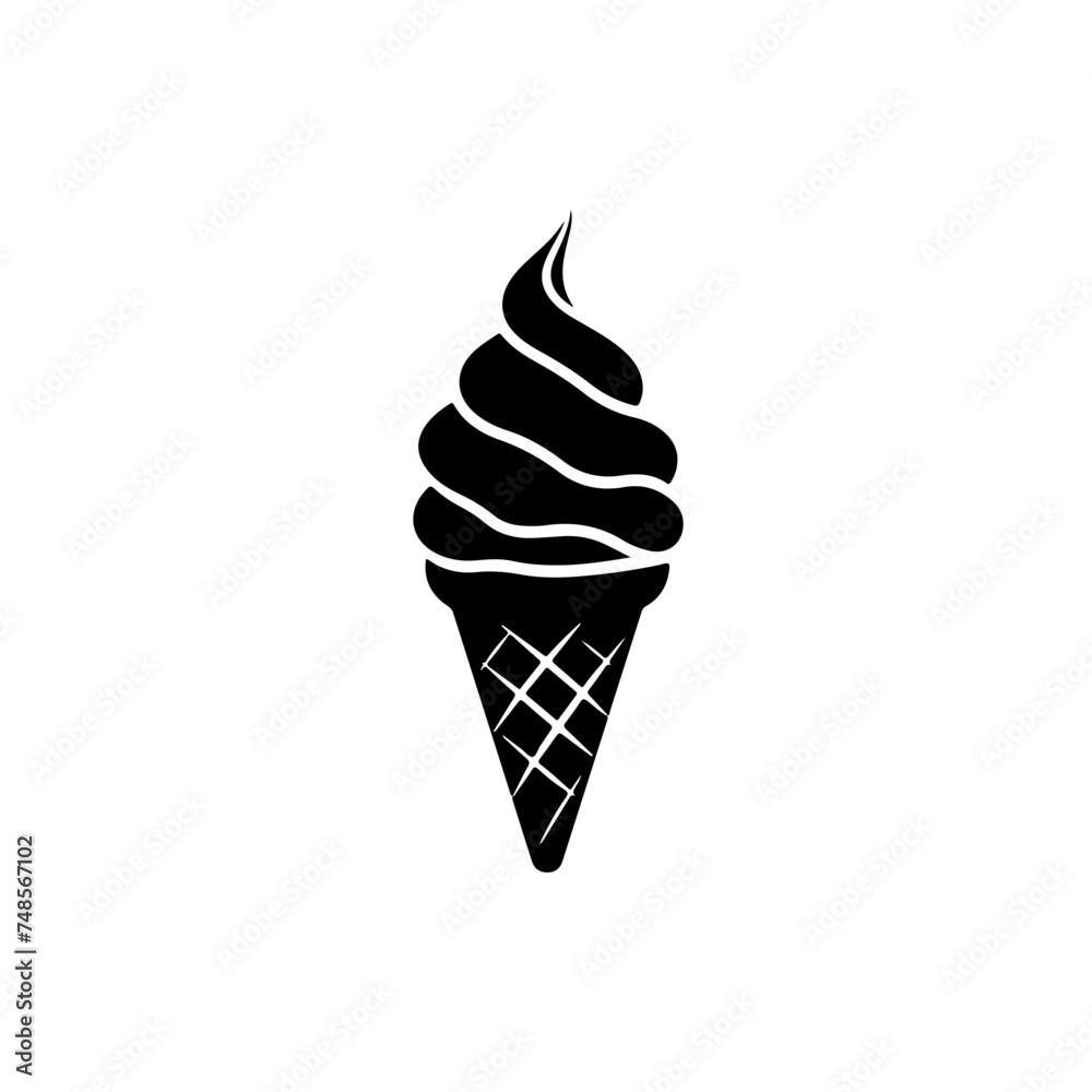 Ice Cream Vector Logo