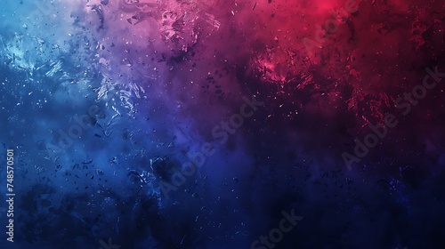 Abstract background with blue and red. Grunge texture.