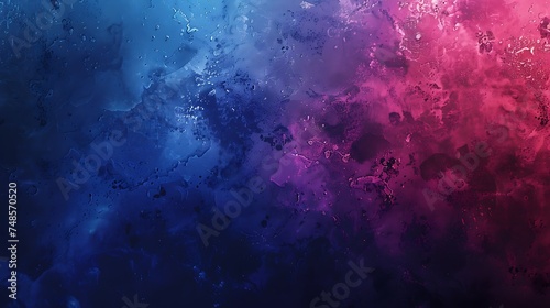 Abstract grunge blue and pink background with a rough distressed texture. © Netflix