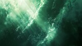 Green grunge abstract background.