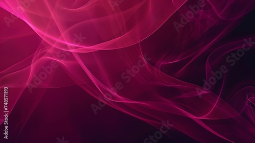 Abstract background with a deep purple and pink gradient, and a glowing, flowing pattern of light pink lines.