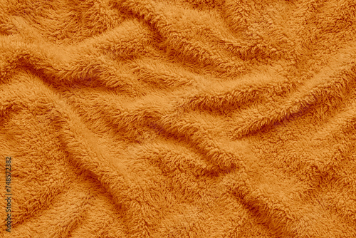 Fur fabric texture background.