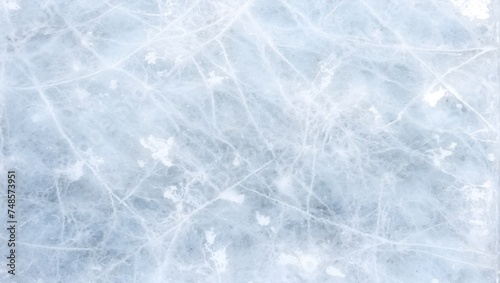 Frosty Wonderland: Ice Rink Surface Texture. AI Generated 