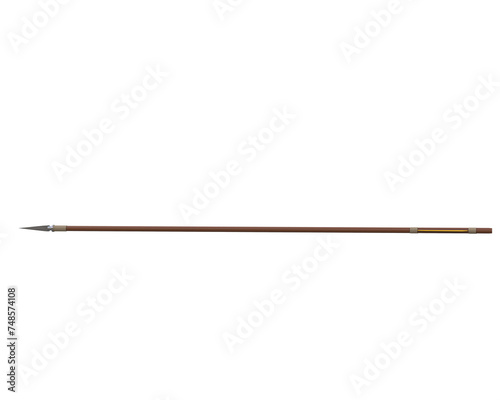 Arrow isolated on background. 3d rendering - illustration photo