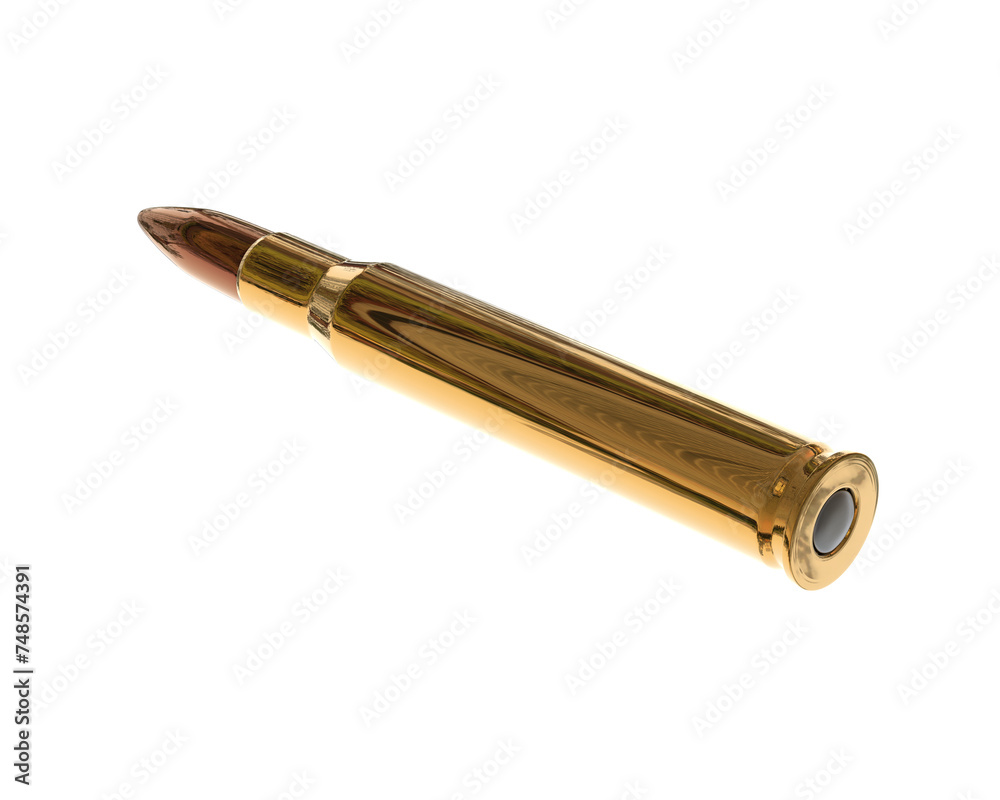 Cartridge isolated on background. 3d rendering - illustration