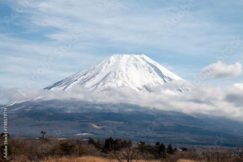 朝霧高原の富士山