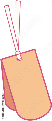 discount shopping tag  flat color