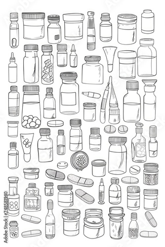 Assorted jars of different shapes and sizes, suitable for various projects