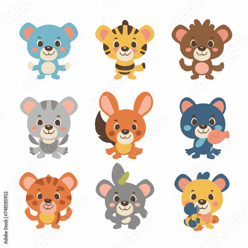 Colorful_set_of_little_cartoon_animals_character
