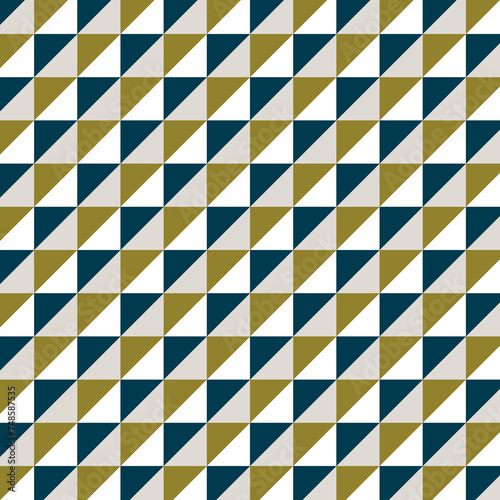 和柄。チェック柄。市松模様。Japanese pattern. Plaid. pattern.